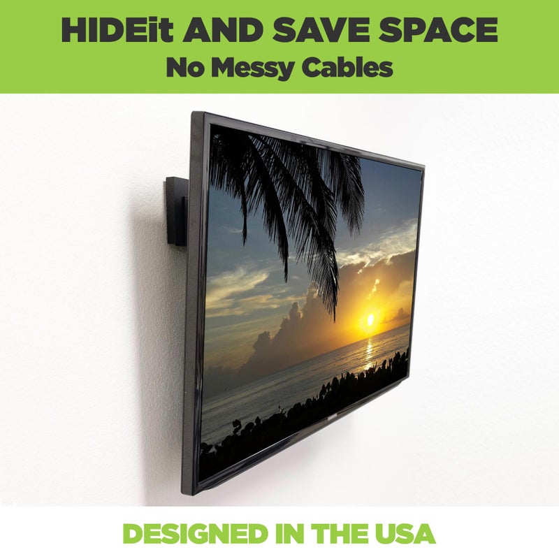 HIDEit Mounts Uni-XS Mount - Patented in 2018, Made from Steel Adjustable Extra Small Device, Hide Your Cable TV Box, Modems, Satellite Receivers, Streaming Media Devices and More - Image 3