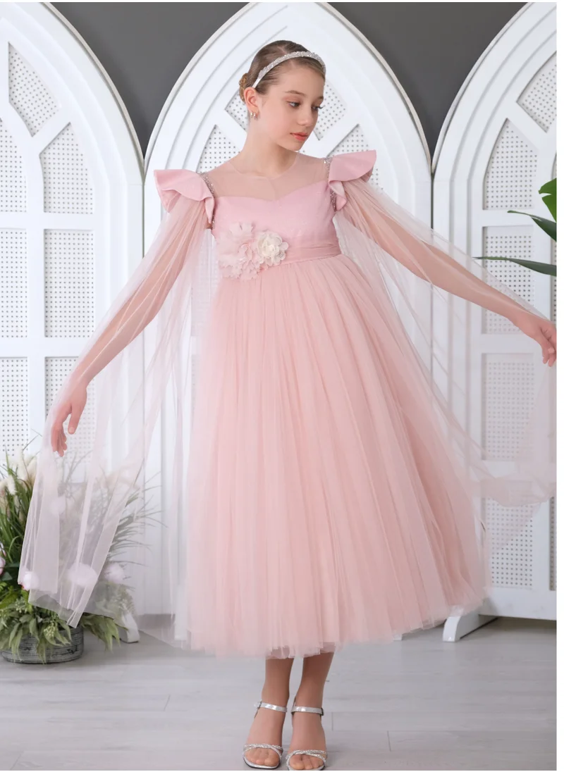 VIA BAMBINO Pink Girls' Dress - Model 3144