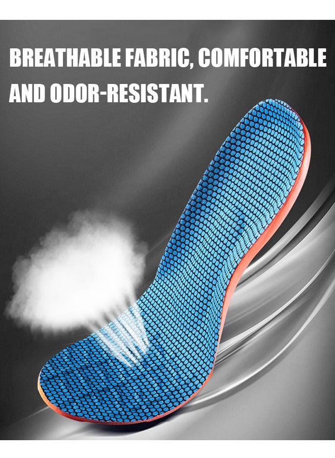 Nafoing Orthotic Arch Support Insoles, Breathable Deodorant Foot Care Pads, Foot Orthotics Fir Relieve Foot Back Hip Leg and Knee Pain - Image 2