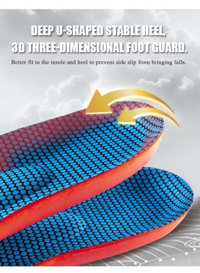 Nafoing Orthotic Arch Support Insoles, Breathable Deodorant Foot Care Pads, Foot Orthotics Fir Relieve Foot Back Hip Leg and Knee Pain - Image 3