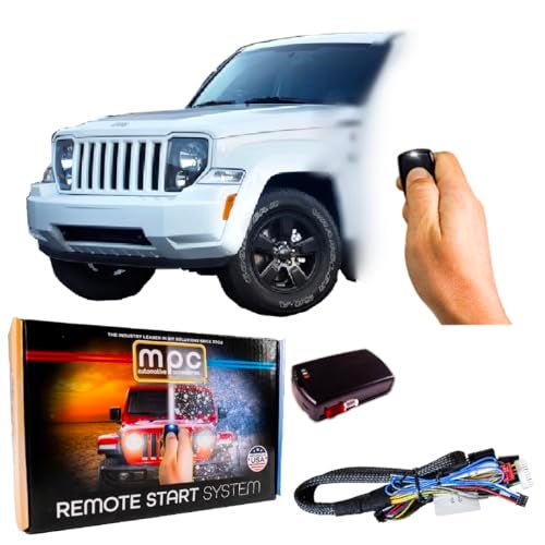 MPC Remote Start Kit Compatible with 2008-2013 Jeep Liberty || 100% Plug N Play || Press OEM Key Fob 3X Lock to Start || Key to Start || USA Tech Support - Image 1