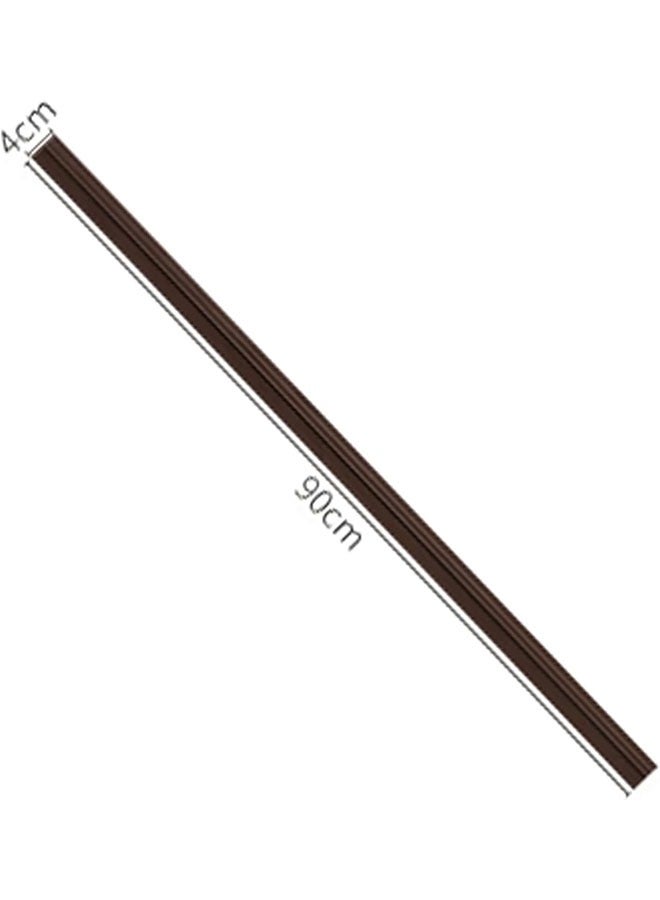 Under Door Draft Stopper - Soundproof, Dustproof, and Windproof Bottom Seal for Interior & Exterior Doors (Coffee, 90x4cm) - Image 2