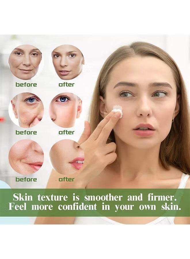 Hoygi Instant Face Lifting and Tightening Cream, Facial Moisturizer with Hyaluronic Acid, Instant Wrinkle Remover, Face Lift Serum Visibly Firming Wrinkles and Sagging Skin, Smooth Fine Lines 50ml - Image 2