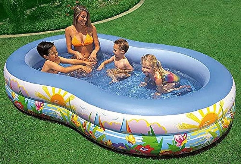 Swim Center Inflatable Paradise Seaside Kids Swimming Pool - 56490