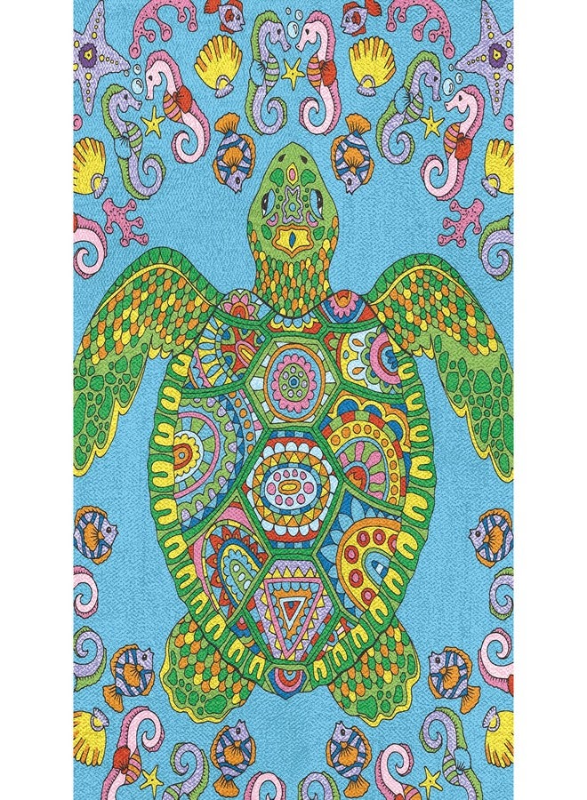 Dimensions PencilWorks Colorful Turtle Nature Color by Number for Adults and Kids - Image 5