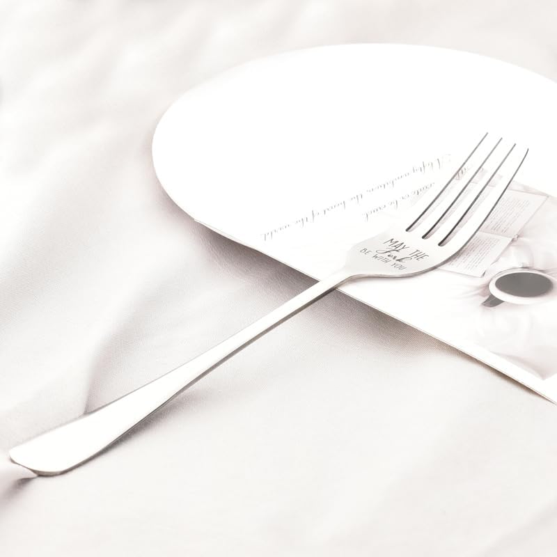 Sisadodo May The Fork Be With You Fork Funny Dinner Forks Couple Gifts for Boyfirnd Girlfriend Valentines Gift for Wife Husband Birthday Gifts for Mom Dad Son Daughter Anniversary Christmas Gifts for Women Men - Image 4