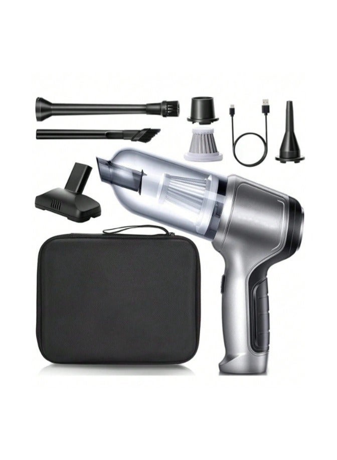 Bukela Car Vacuum Cleaner, Upgraded Mini 3 in 1 Vacuum Cleaner for Car, 12000PA High-Power brushless Motor Handheld Vacuum, handheld vacuum cleaner - Image 1