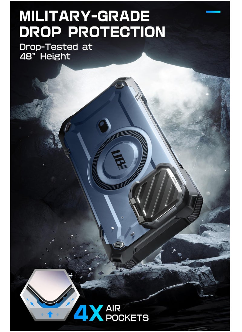 Ub Mag Xt for Iphone 14 Pro Max and Iphone 13 Pro Max Case With Camera Cover Compatible With Magsafe Full Body Rugged Case With Built in Kickstand and Belt Clip Tilt