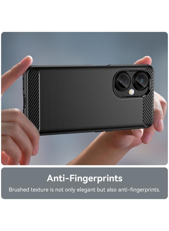 erorex Case For OPPO K11X Brushed Texture Carbon Fiber TPU Phone Case - Image 5