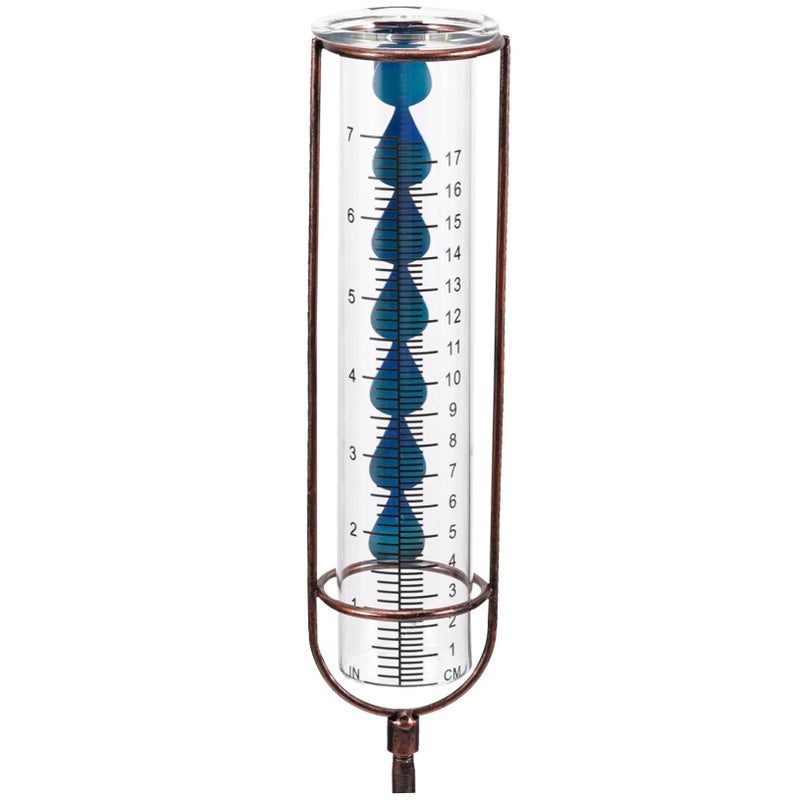 Outdoor Garden Rain Gauge with Floating Indicator Clear Plastic Easy Clean - Image 2