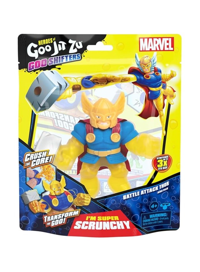موس MOOSE HEROES OF GOO JIT ZU GOO SHIFTERS HERO PACK MARVEL BATTLE ATTACK THOR - Image 2