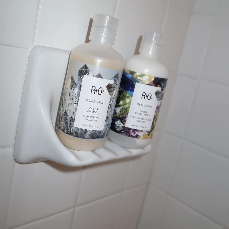 R+Co Gemstone Color Shampoo & Conditioner Set + Deluxe Sample (0.5oz) | Protects Color, Repairs & Nourishes | Vegan + Cruelty-Free | 8.5oz (Pack of 2) - Image 2