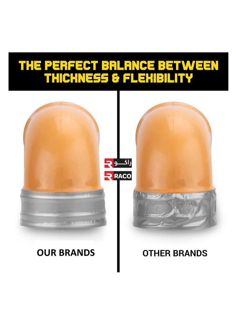 RACO Duct Tape Heavy Duty-Strong, Flexible, No Residue,All Weather and Tear by Hand,Yourself Repairs, Industrial, Professional Use-Silver color 3 INCH - Image 5