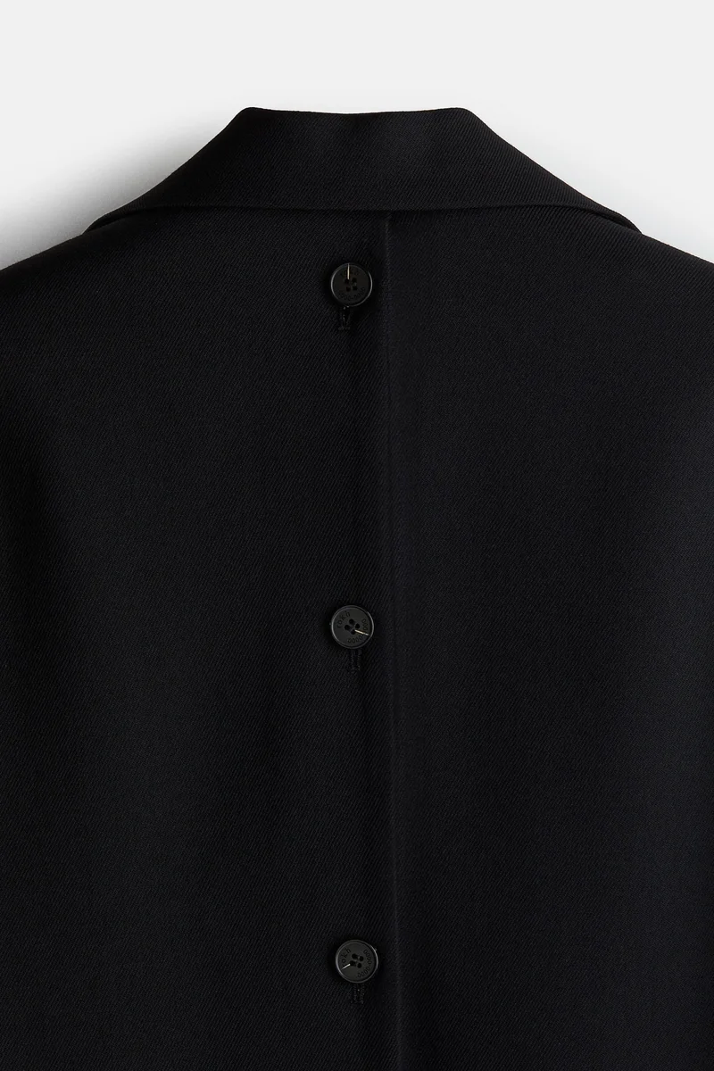 اتش اند ام معطف صوف من طبقتين