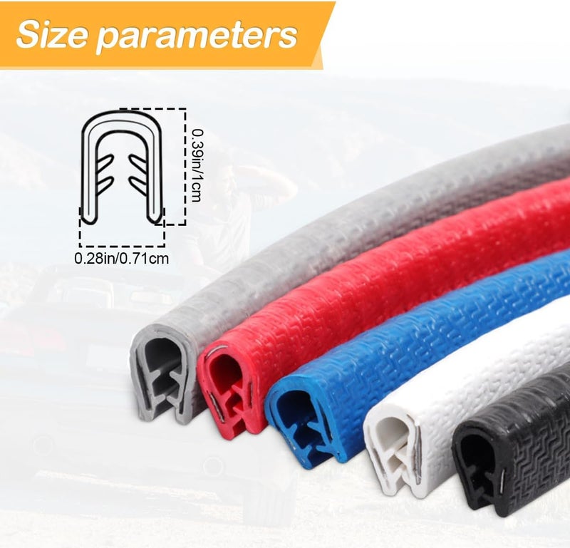 Osilly 16Ft Car Door Edge Guards - Rubber Seal Protector - Image 2
