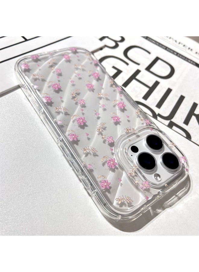 NIBEMINENT Fresh Flowers Protective TPU Case Cover For iPhone 15 Plus Clear - Image 1