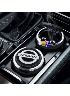 Nissan Car Ashtray With LED Lights With Lid Odor-Free Leak-Proof Easy to Clean  Compact Design for Car Interior  - Image 4
