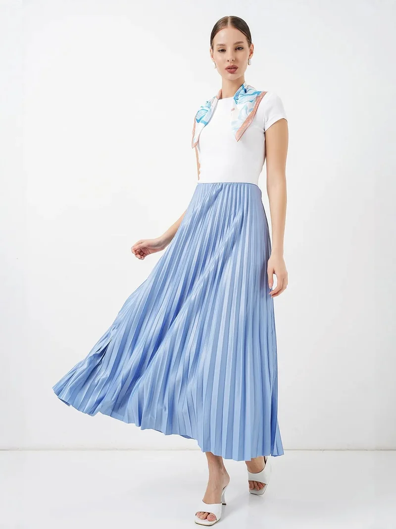 بيغ دارت BDART High Waist Maxi Skirt with Ruffle Detail