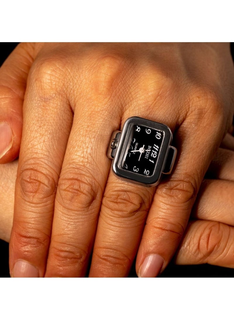 1 Pack Fashion Digital Dial Quartz Ring - Image 1