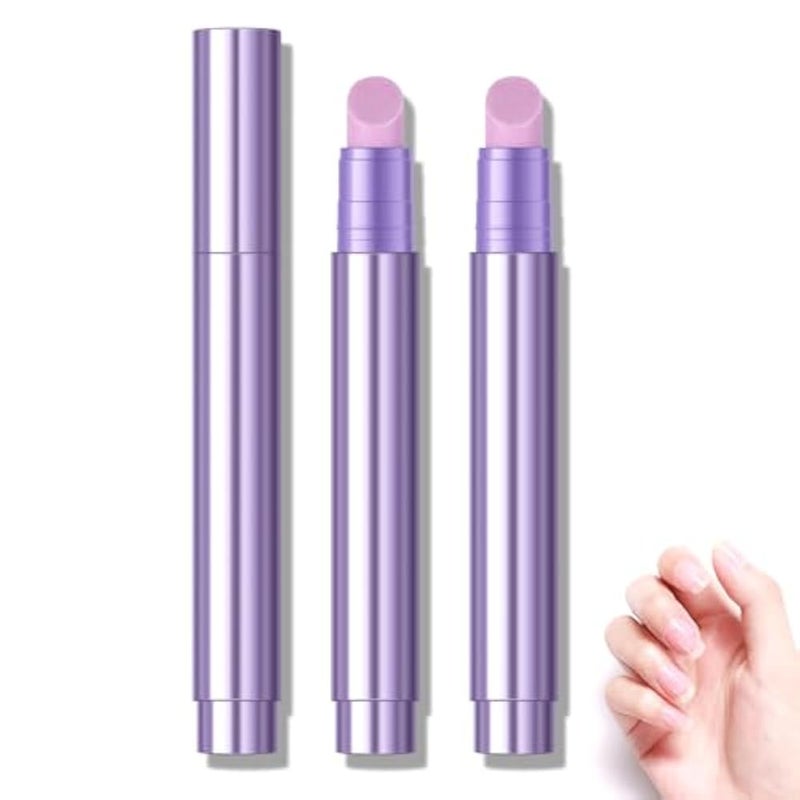 KYDA Cuticle Oil Pen, Multifunctional 3-in-1 Nail Care Pen, Moisturising and Brightening Cuticle Remover Pen with Ceramic Tip, for Dry, Damaged Nails - Pack of 2 - Image 1