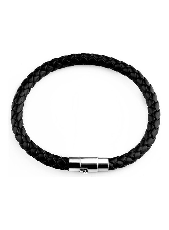 NIBEMINENT Leather Rope Braided Buckle Bracelet - Image 2