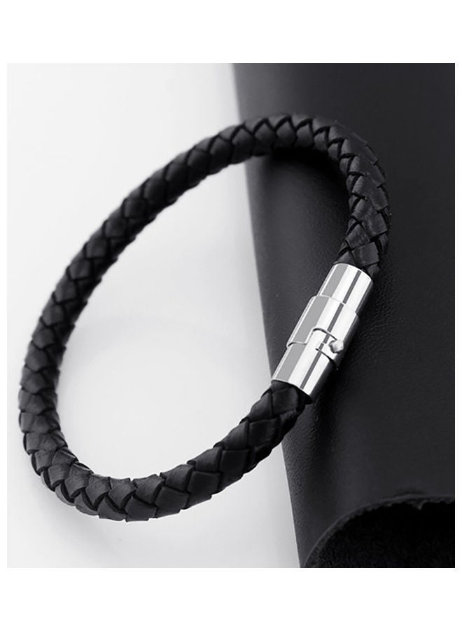 NIBEMINENT Leather Rope Braided Buckle Bracelet - Image 3