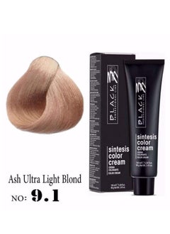 Black Black Sintesis Color Cream Ash Ultra Light Blonde 9.1 