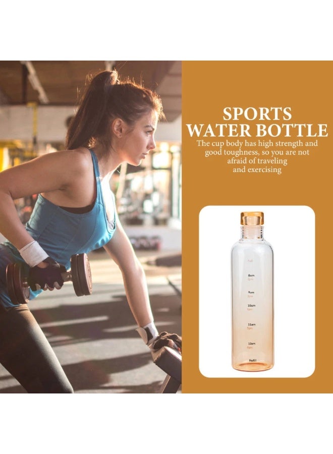 Happy Home 500ml Acrylic Water Bottle Portable Direct Drinking Water Bottle with Time Marker, BPA Free, Sports Water Bottle for Adults and Kids, Outdoor Mountaineering, Camping, Running, Gym, Hiking, Cycling  - Image 5