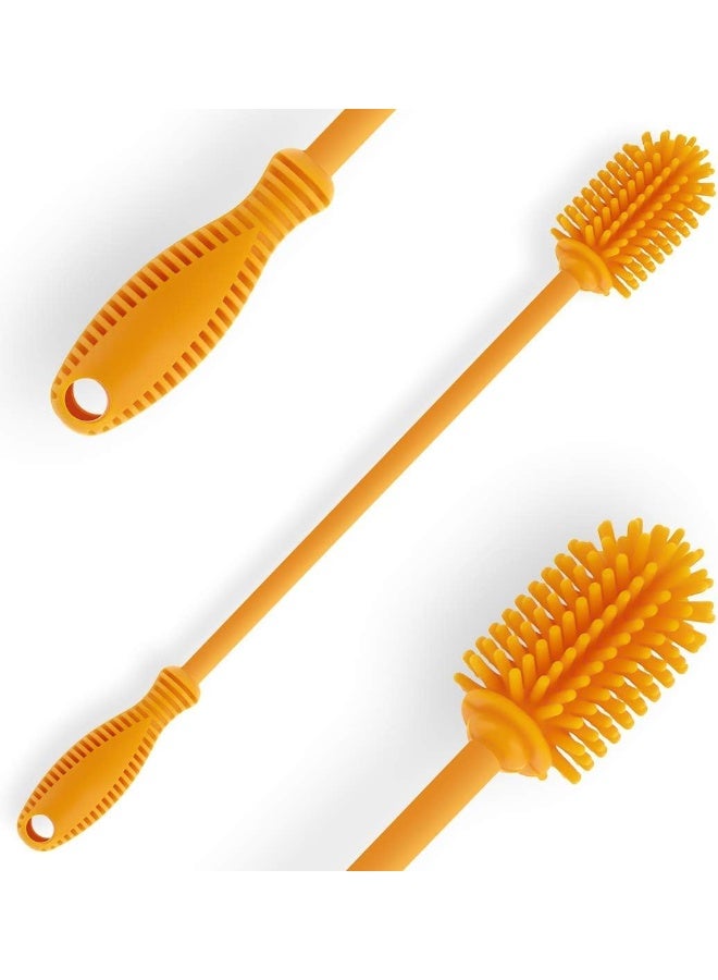 ddLUCK Silicone Bottle Cleaning Brush with Long Handle - Image 1