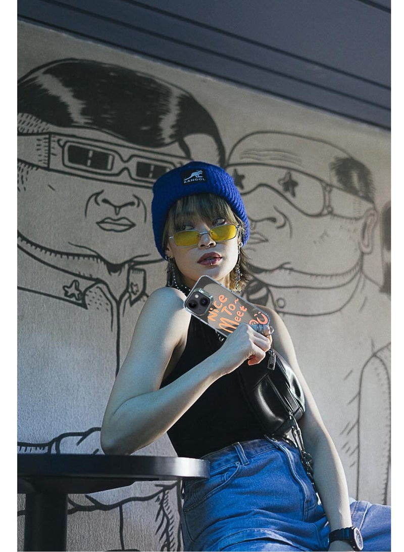 Wtech More Series Colorful Design Protective Case Cover For Apple iPhone 13 2021 Black/Grey - Image 3