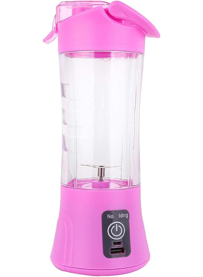 IAF Portable Blender USB Electric Fruit Juicer Handheld Smoothie Maker Blender, Ice, Fruit Drinks,Bottle Juice Cup,Cup Fruit Blenders Processor Shake Mixer Maker for Home Kitchen - Image 1