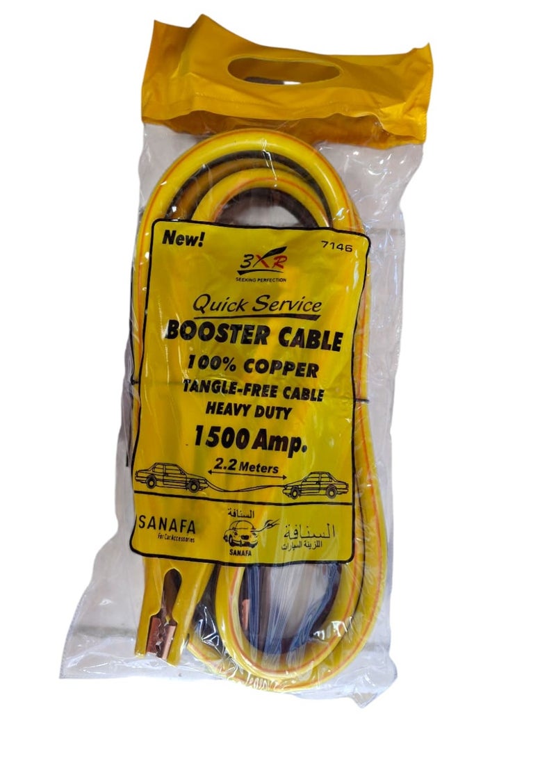 3XR Car Jump Starter Cables, 1500 AMP, Heavy Duty | Car Booster Cable (1500AMP) - Image 3