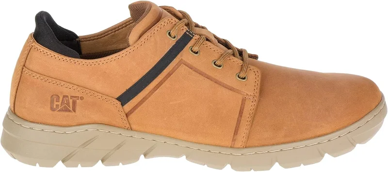 كاتربلر Caterpillar Men's Cat Convey Sneakers - Durable Leather Lace-Up Shoes