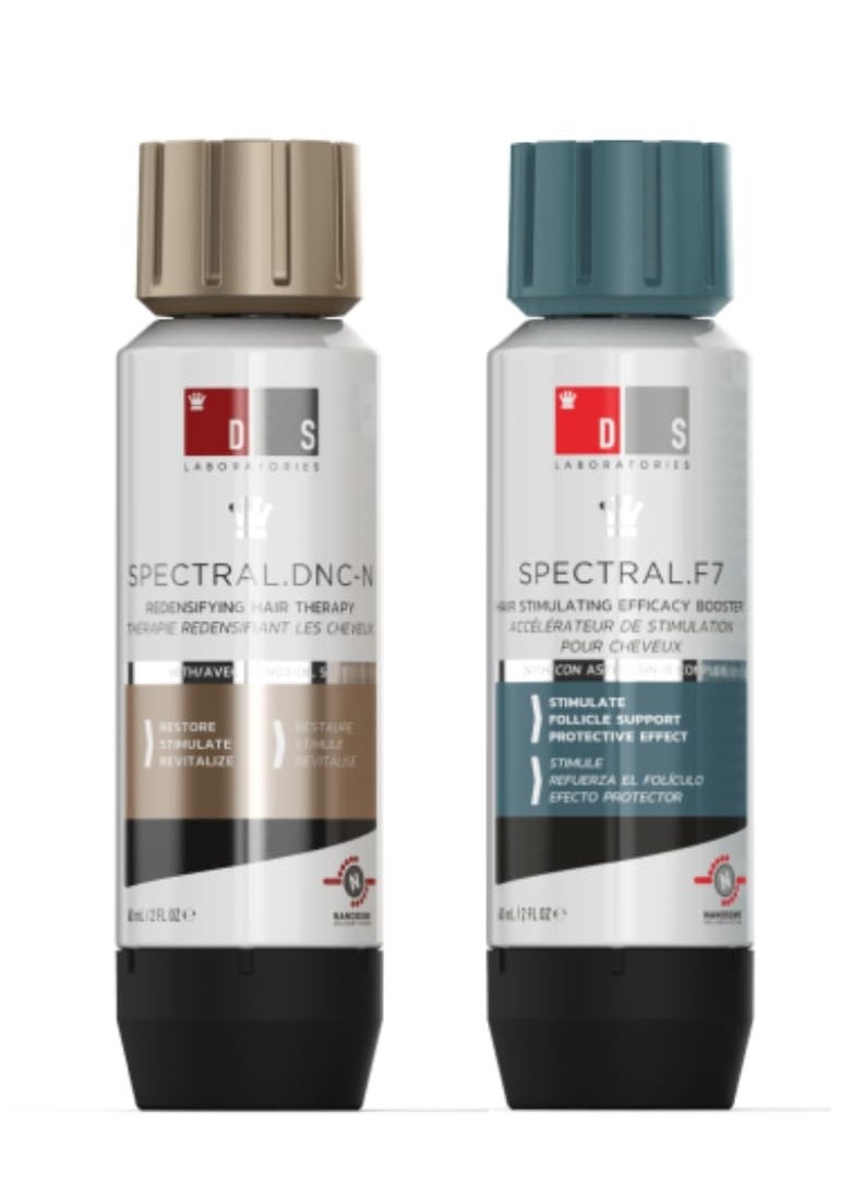 DS LABORATORIES - DS Laboratories Spectral.DNC-N & Spectral.F7 Hair Regrowth Serum - Thickening Treatment for Thinning Hair, Hair Growth for Men & Women - Image 1