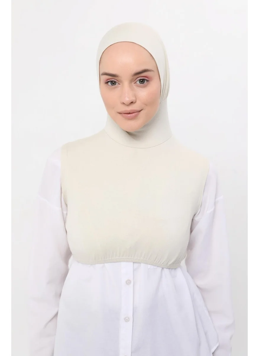 Altobeh Zero Sleeves Neck Collar Bonnet Half Body