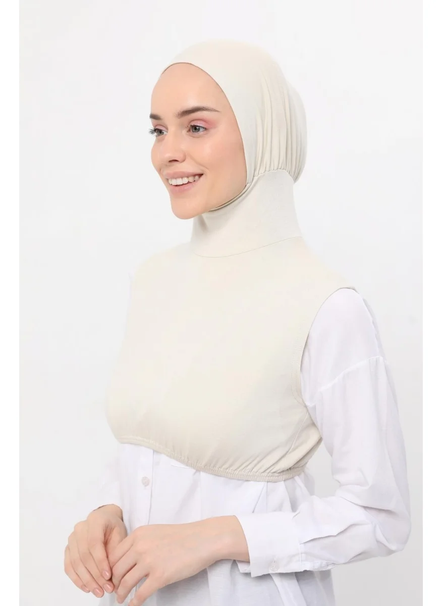 Altobeh Zero Sleeves Neck Collar Bonnet Half Body