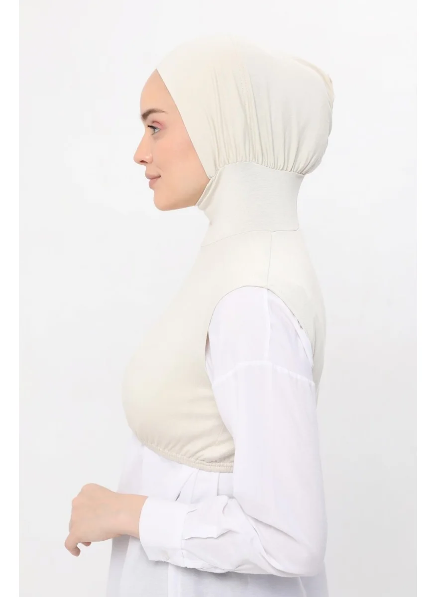 التوبة Zero Sleeves Neck Collar Bonnet Half Body