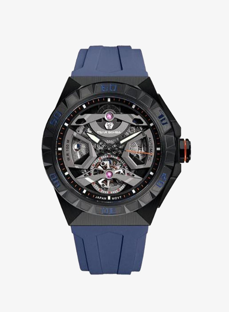 TSAR BOMBA Men's Rubber Automatic Watch TB8804A-03 - 316L Stainless Steel mm - Image 1