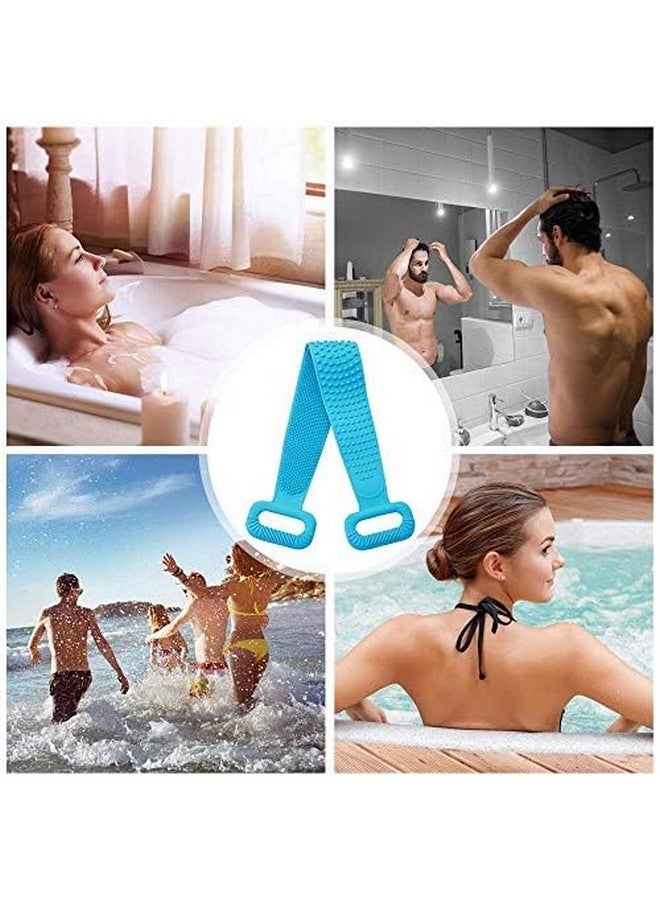 Wazdorf Wazdorf Silicone Body Back Scrubber, Double Side Bathing Brush for Skin Deep Cleaning Massage, Dead Skin Removal Exfoliating Belt for Shower, Body Brush for Bathing… - Image 5