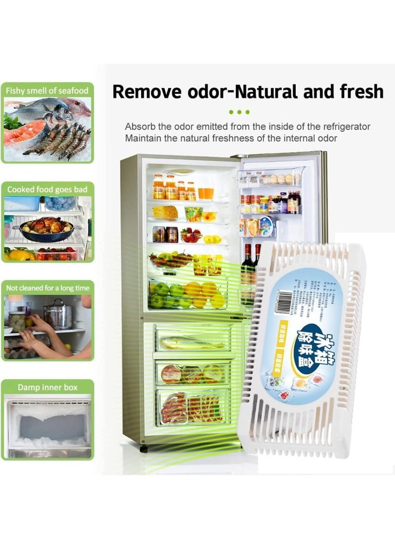 مزيل روائح الثلاجة – طقم 2 قطعة منقي هواء لمنع الروائح الكريهة والحفاظ على انتعاش الطعام - Image 3