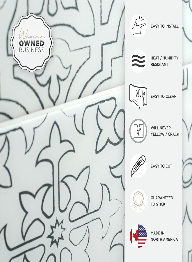 SMART TILES Peel and Stick Backsplash - 5 Sheets of 9" x 9" - 3D Adhesive Peel and Stick Tile Backsplash for Kitchen, Bathroom, Wall Tile - Image 5