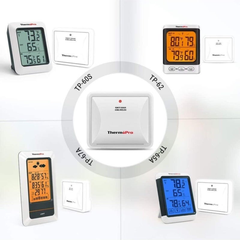 ThermoPro - Tx-2 Additional External Sensor for TP60S/TP63A/TP65A/TP67A - Image 1