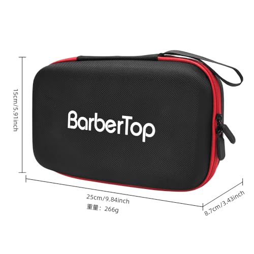 BarberTop Barber Tool Bag,Case Compatible with Hair Clipper Barber, Clipper Bag for Barbers,Travel Storage Organizer for Comb Cutting Guide, Clipper Blade Oil, Cleaning Brush and Other Grooming Kit (Small) - Image 3