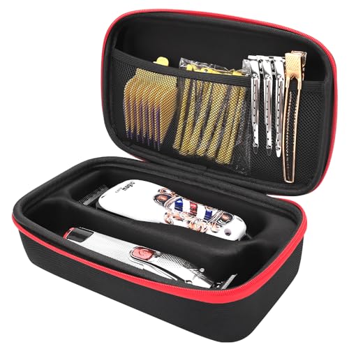BarberTop Barber Tool Bag,Case Compatible with Hair Clipper Barber, Clipper Bag for Barbers,Travel Storage Organizer for Comb Cutting Guide, Clipper Blade Oil, Cleaning Brush and Other Grooming Kit (Small) - Image 1