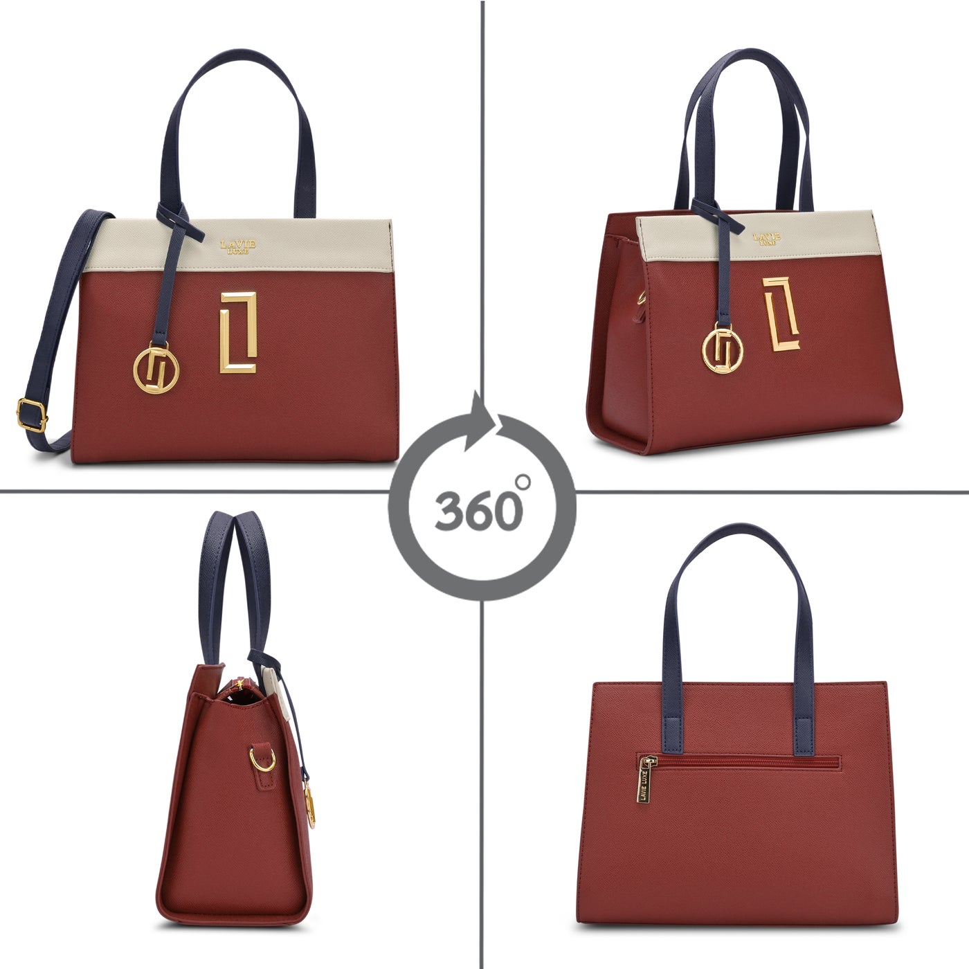 حقيبة لافي لوكس جيري نسائية حمراء