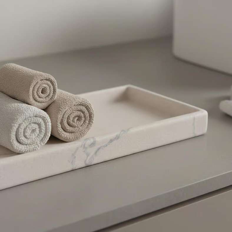 Pan Home Mist Bath Tray 31x15.4x2.8cm - Beige - 211AIC9903875 - Image 2