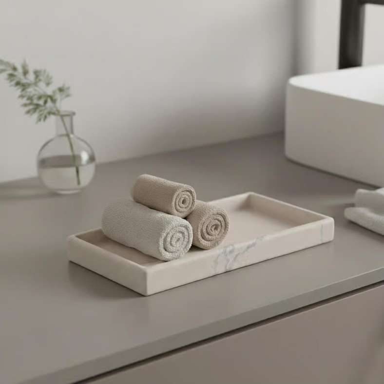 Pan Home Mist Bath Tray 31x15.4x2.8cm - Beige - 211AIC9903875 - Image 1
