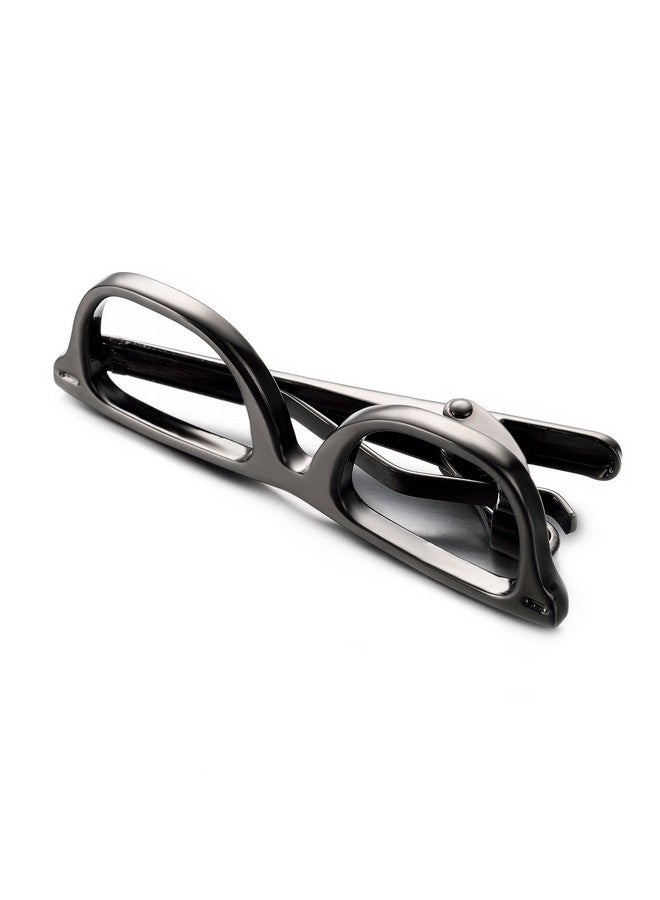Yoursfs Black Glasses Tie Clip For Men Tie Bar Fashion Accessory Unique Tie Pin - Image 4
