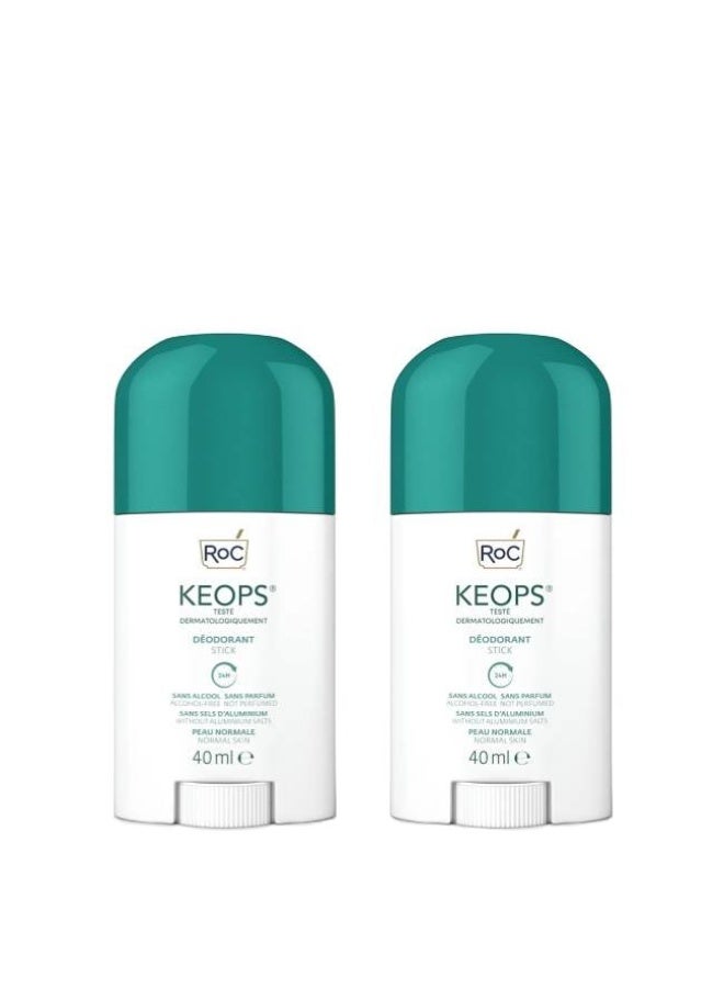 روك مزيل عرق مزدوج من روك كيوبس، 2 × 40 مل - Image 1