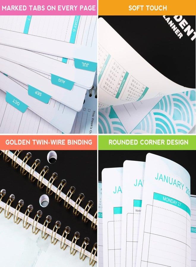 Artfan Student Planner 2026-2027 - School Planner 2026-2027, July 2026 - June 2027, 9" x 11", 3-Hole Punched Academic Planners with Stickers, Calendar Planner Weekly and Monthly for Middle or High School - Image 3
